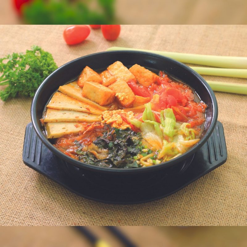 Bún riêu chay thơm ngon, đậm đà