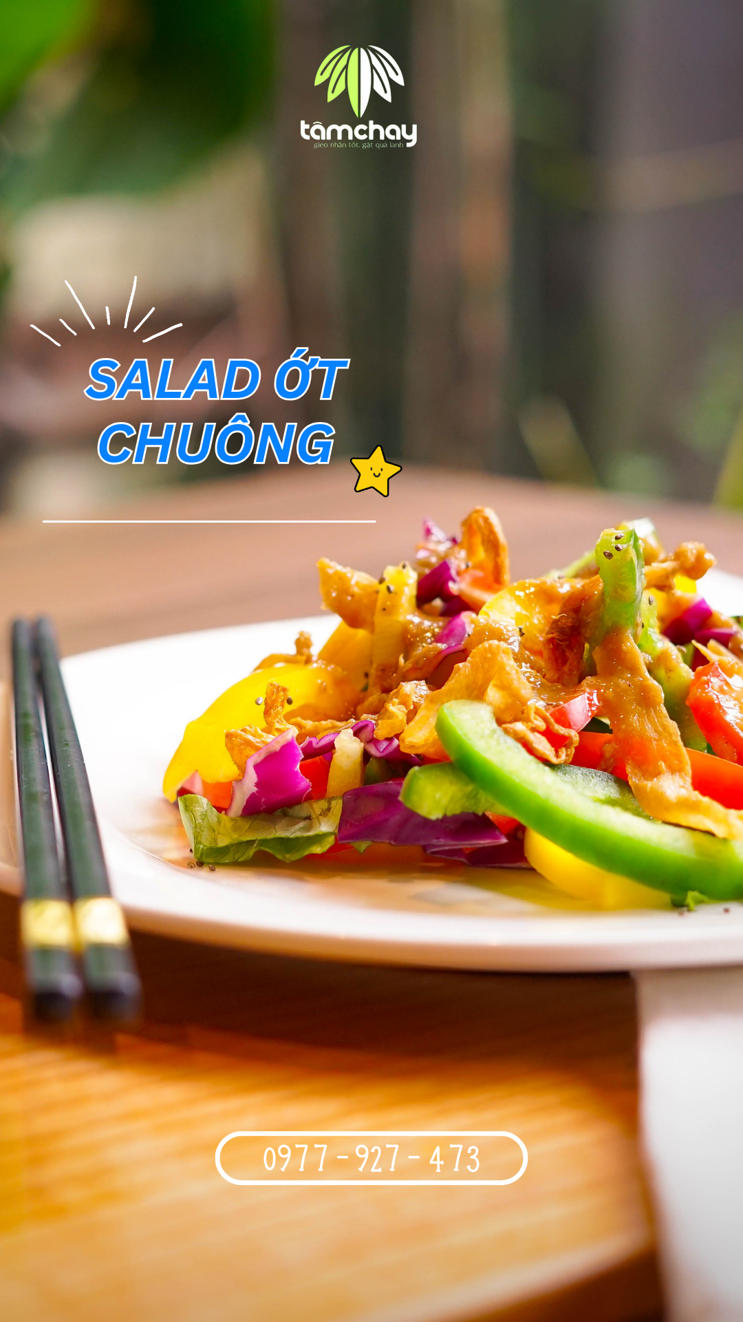 Salad ớt chuông Tâm Chay