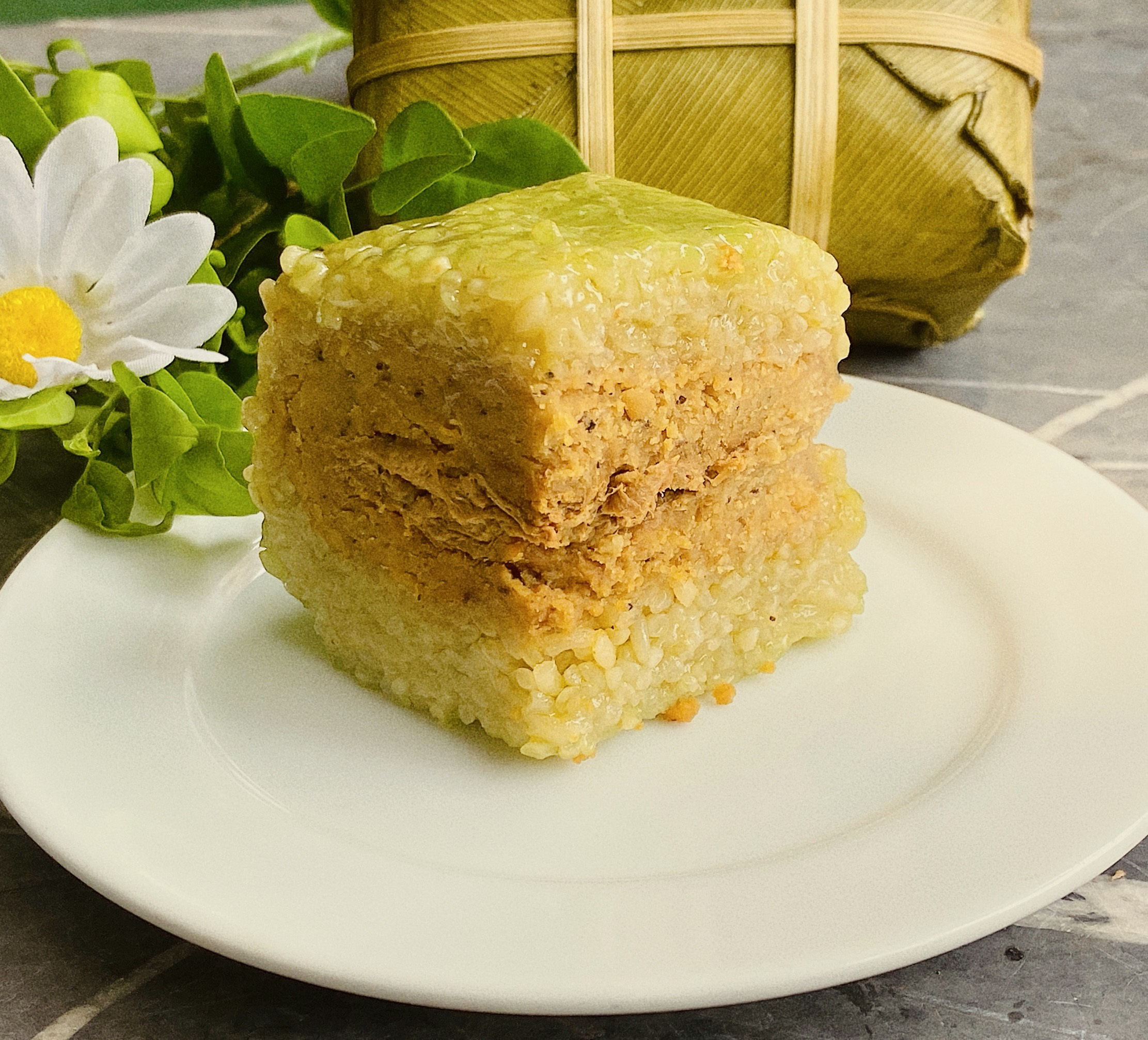 Bánh chưng chay Hà Nội.