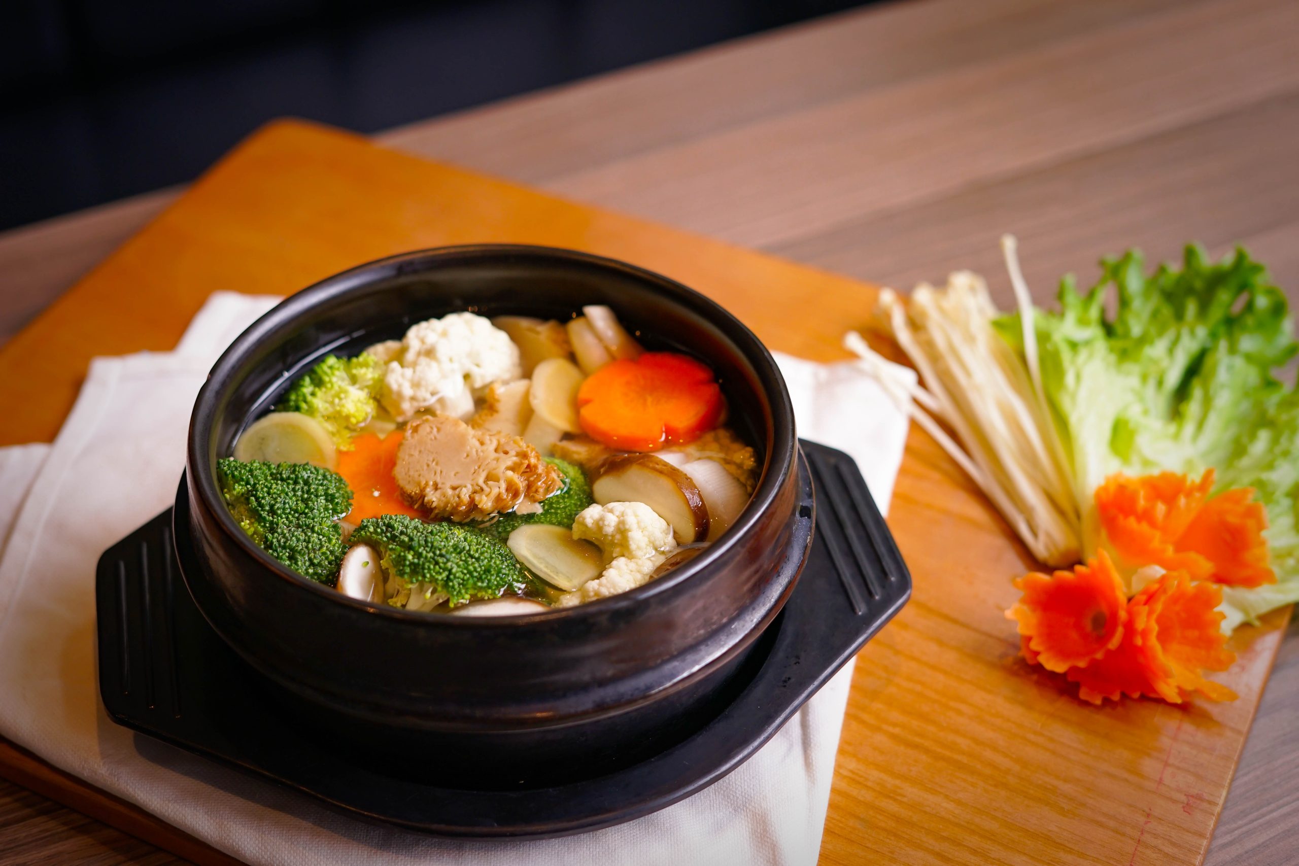 Canh nấm hầu thủ